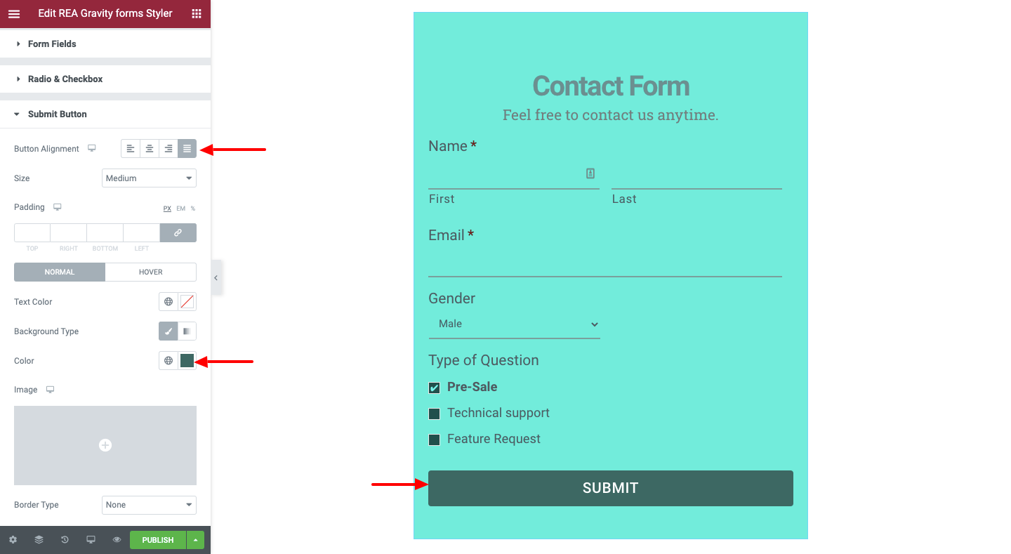 submit button